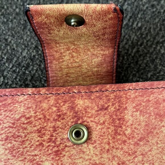 Playing Card Case - Fits Two Decks w/ Space for Pen & Notepad w/ Snap closure - Picture 9 of 12